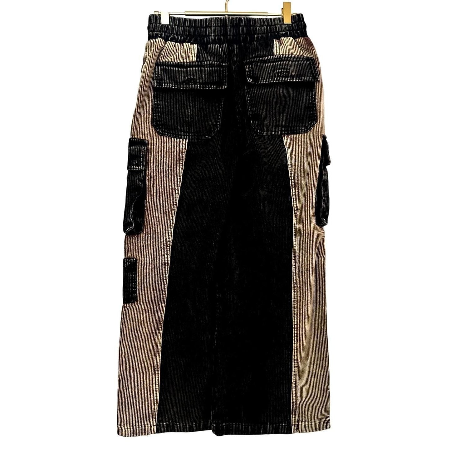 Color Block Corduroy Cargo Pants