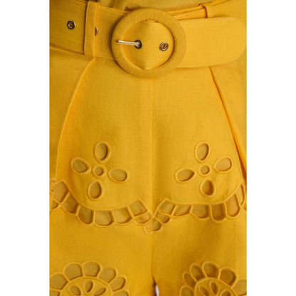 Pop Broderie Anglaise Linen Shorts – Mango
