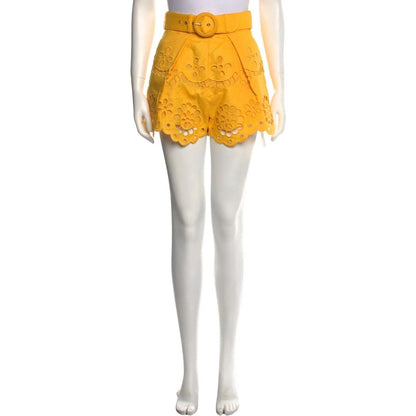 Pop Broderie Anglaise Linen Shorts – Mango