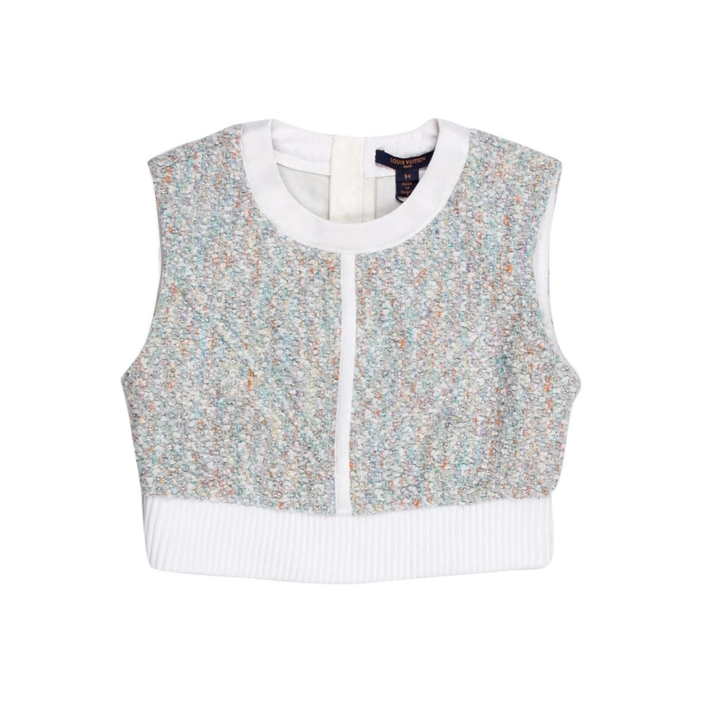 Tweed Stardust Crop Top