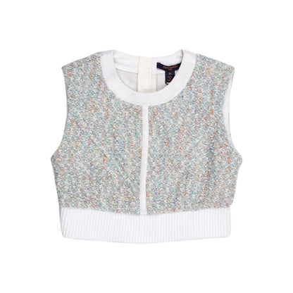 Tweed Stardust Crop Top