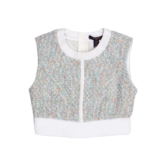 Tweed Stardust Crop Top