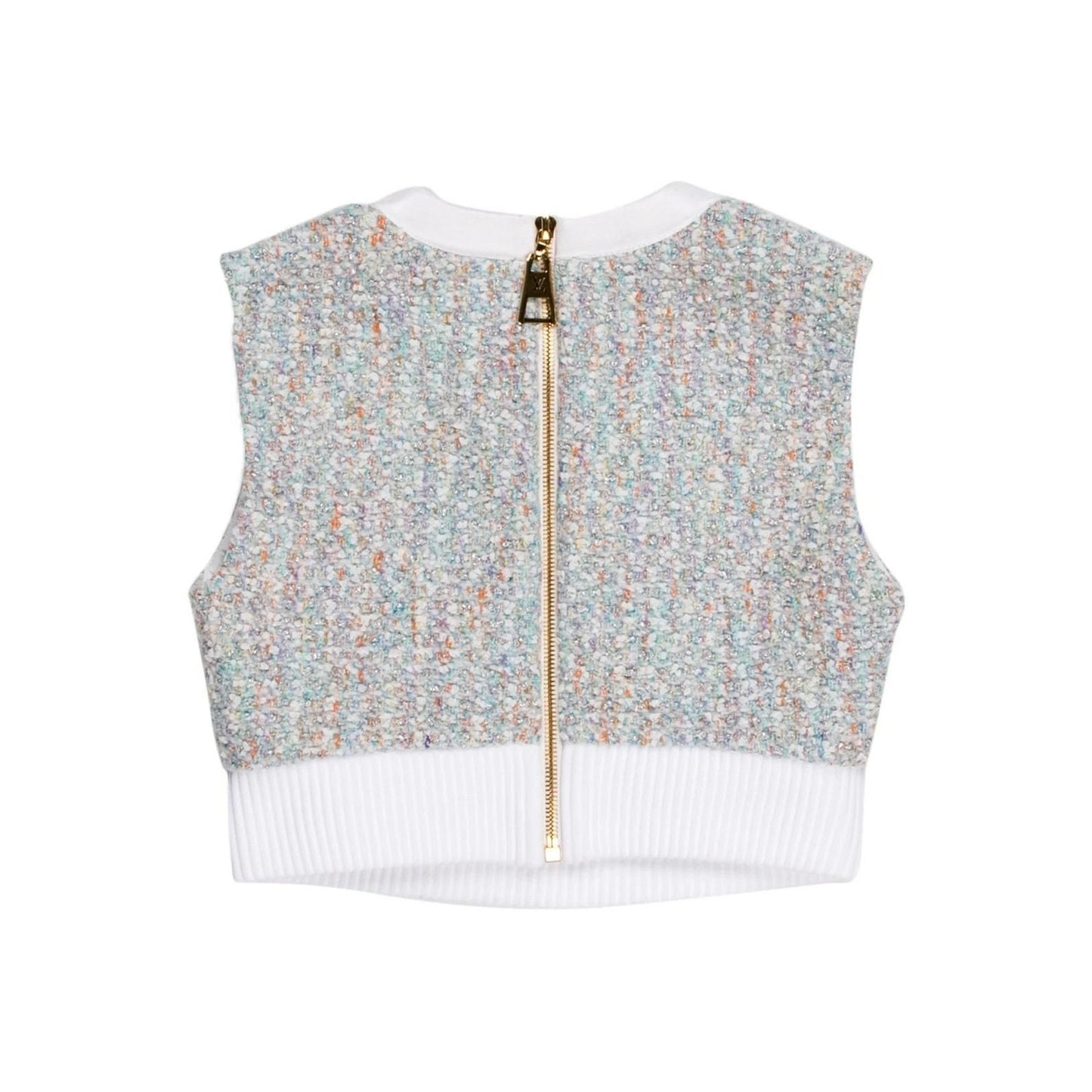 Tweed Stardust Crop Top