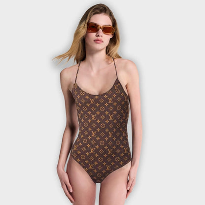 Monogram One-Piece Swimsuit
