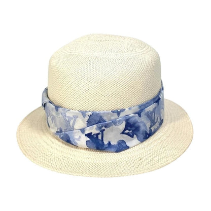 Watercolor Chapeau Summertime Straw Hat