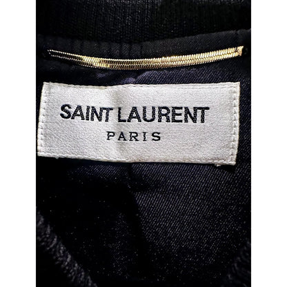 Satin Teddy Jacket – Noir