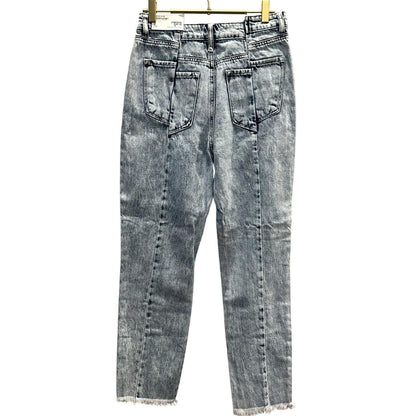 High Rise Slim Tapered Jeans – Light Wash