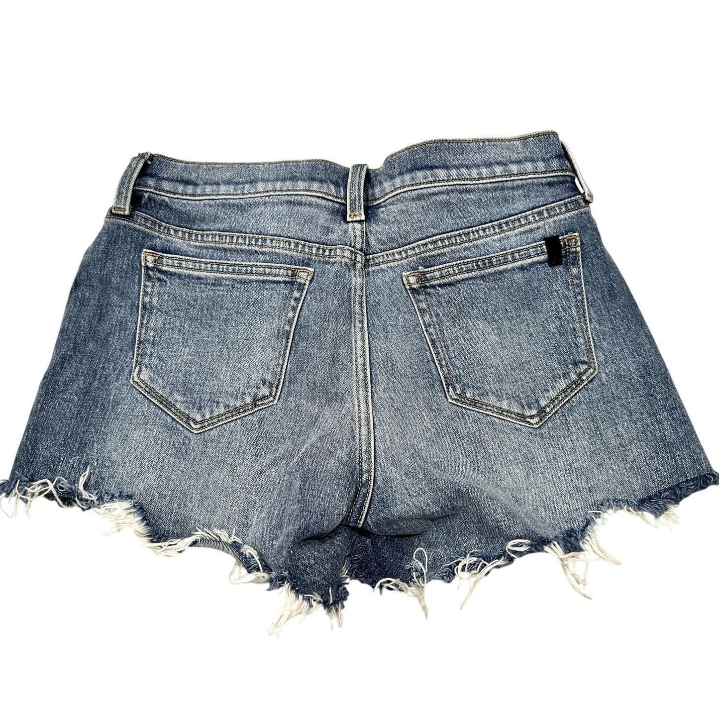 The Ozzie Mid Rise Cutoff Shorts – Denim Blue