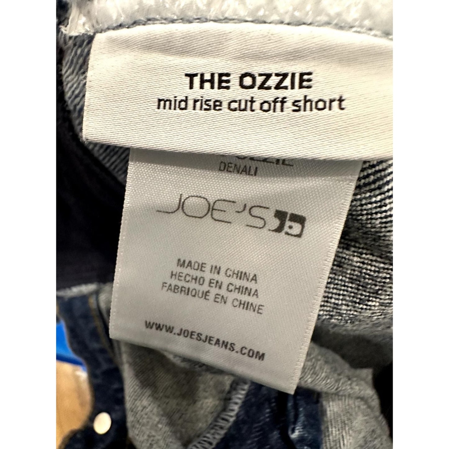 The Ozzie Mid Rise Cutoff Shorts – Denim Blue