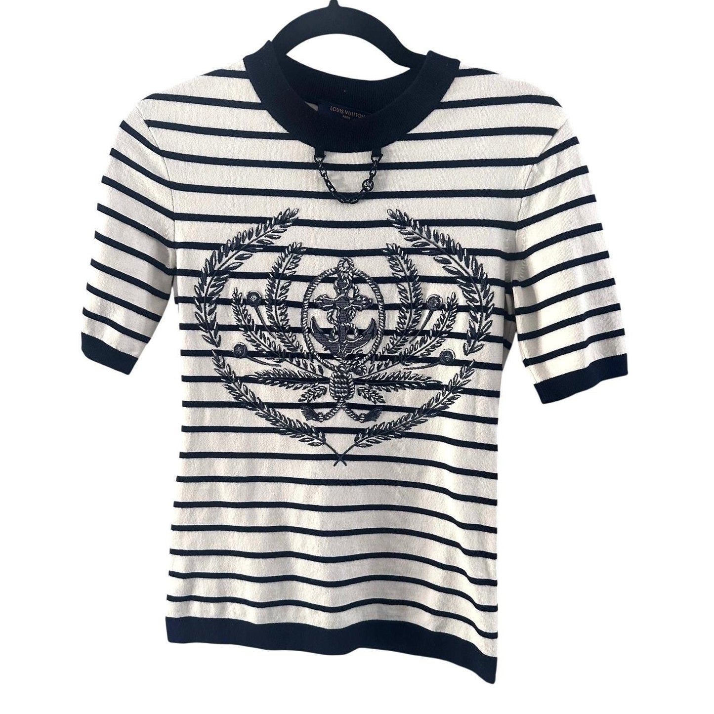 Rayure Marine Knit Pullover