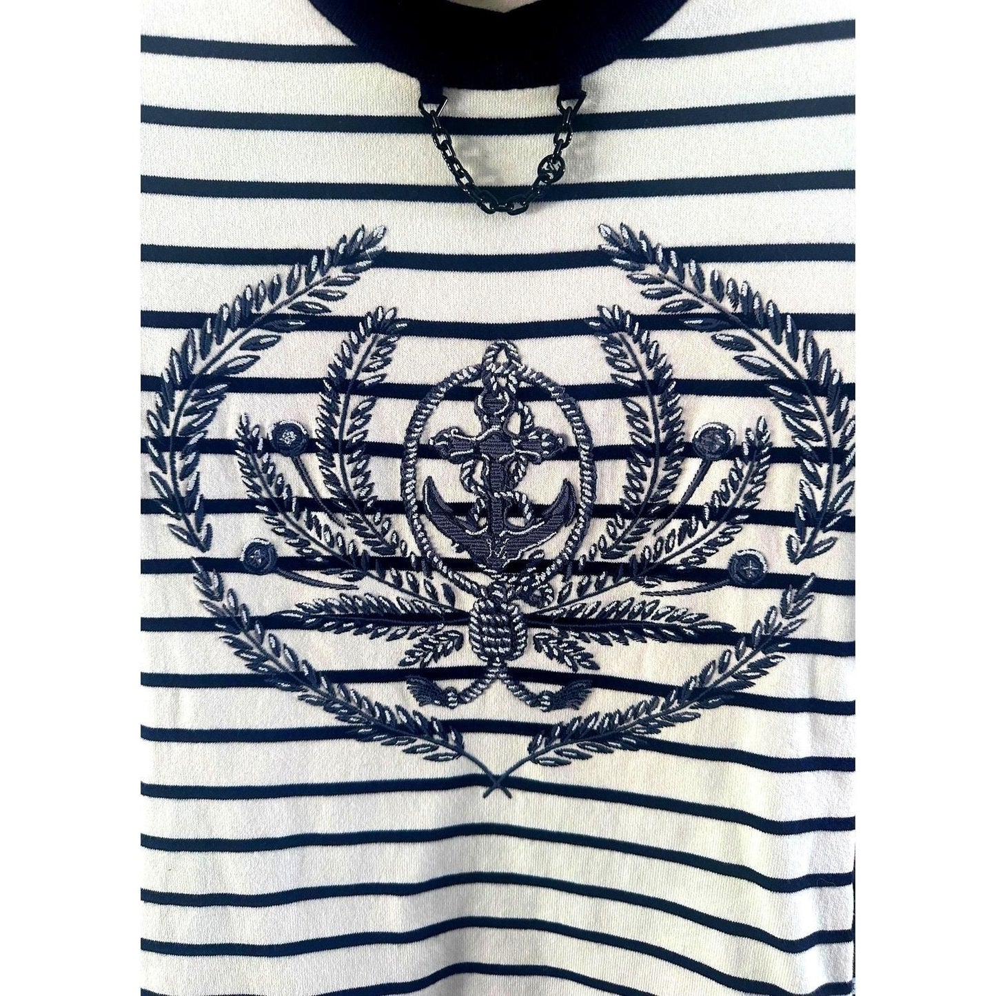Rayure Marine Knit Pullover