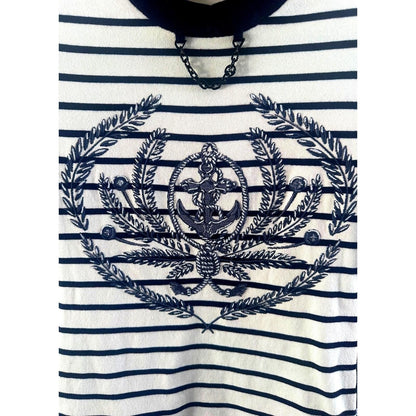 Rayure Marine Knit Pullover