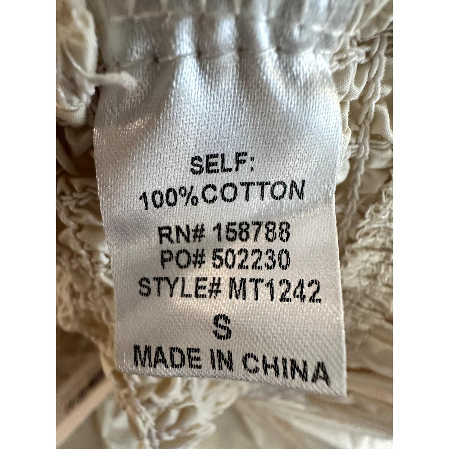 For The Girls Cream Top