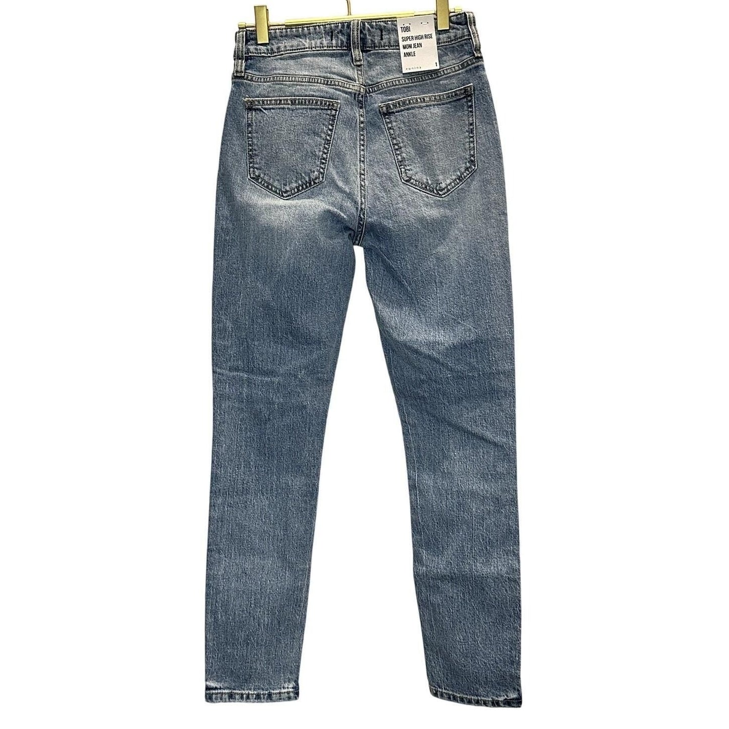 Tobi Super High Rise Mom Jean Ankle – Safe Word