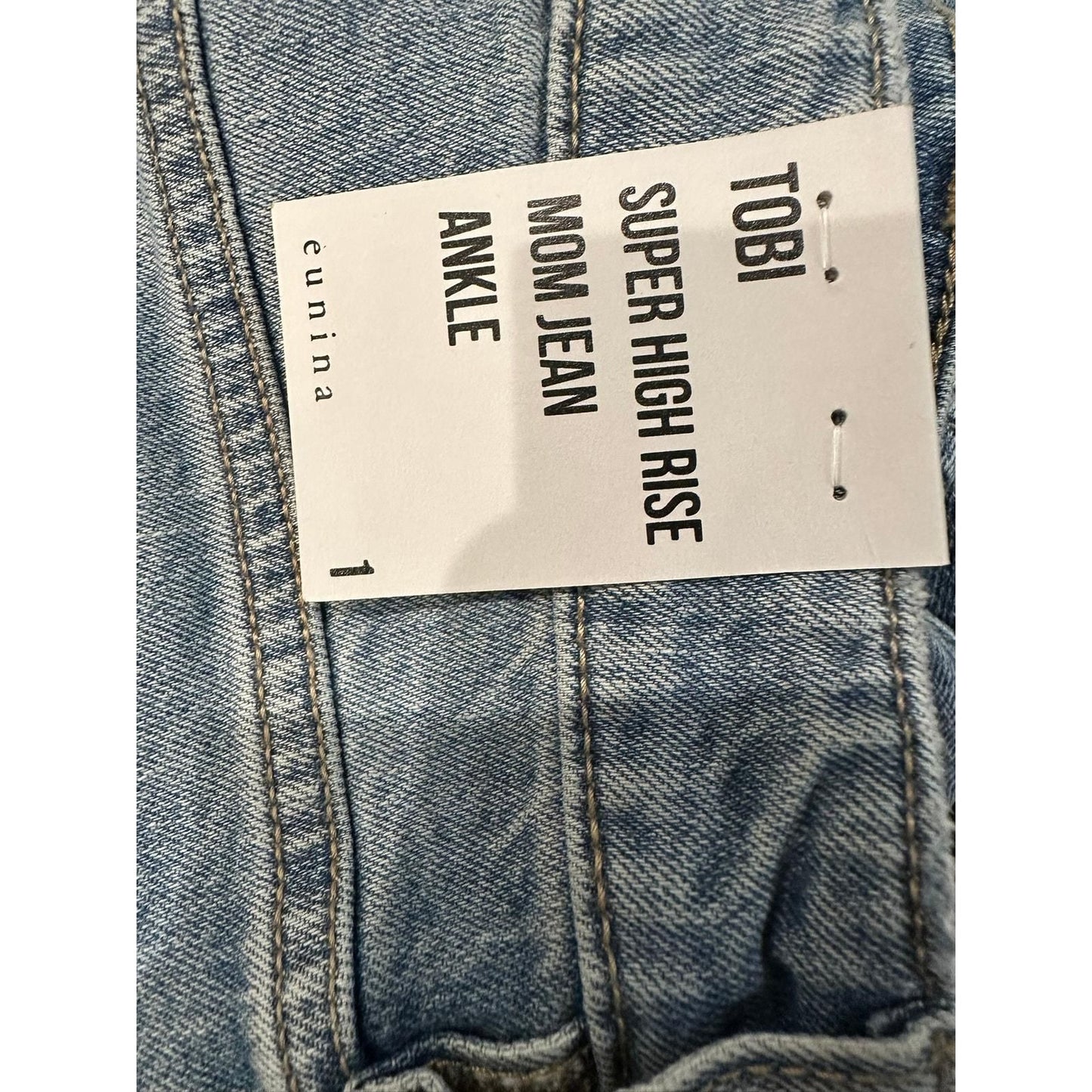 Tobi Super High Rise Mom Jean Ankle – Safe Word