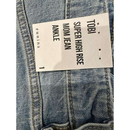 Tobi Super High Rise Mom Jean Ankle – Safe Word