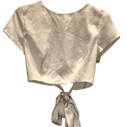 Juno Tied Detail Top & Shorts Set – Cream